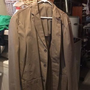 J Crew broken in chino jacket